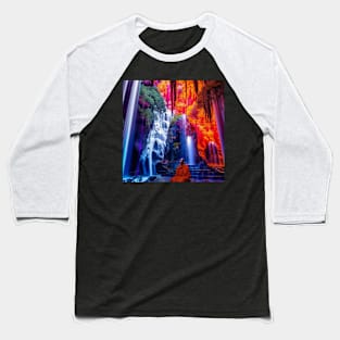 Zen Waterfall Baseball T-Shirt